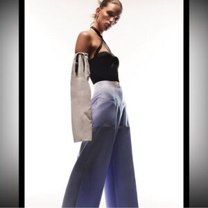 Zara Wide Leg Satin Pants